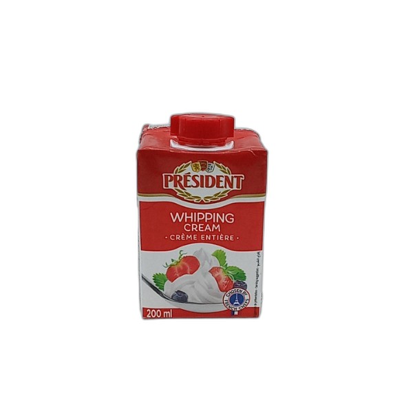PRESIDENT WHIPPING CREAM 35.1% 200ML