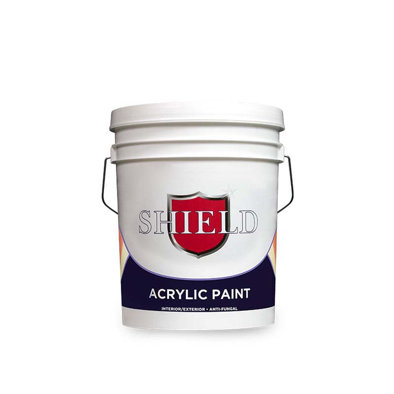 PAINT ACRYLIC WHITE 10LTR SHIELD
