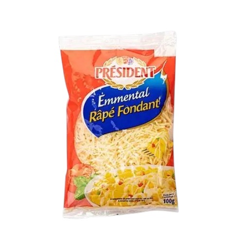 PRESIDENT SHREDDED EMMENTAL CHEESE 70G