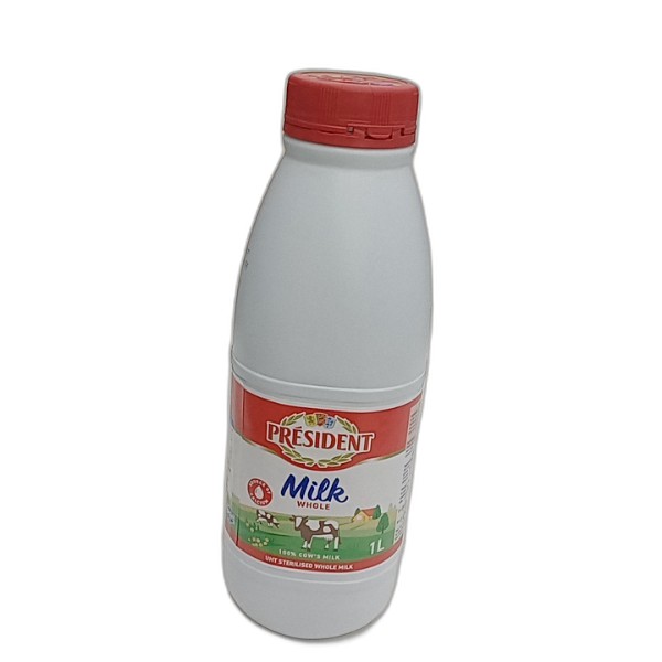 PRESIDENT WHOLE MILK 1L PET