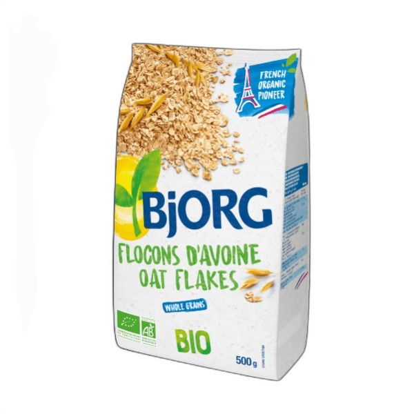 BJORG OAT FLAKES 500G