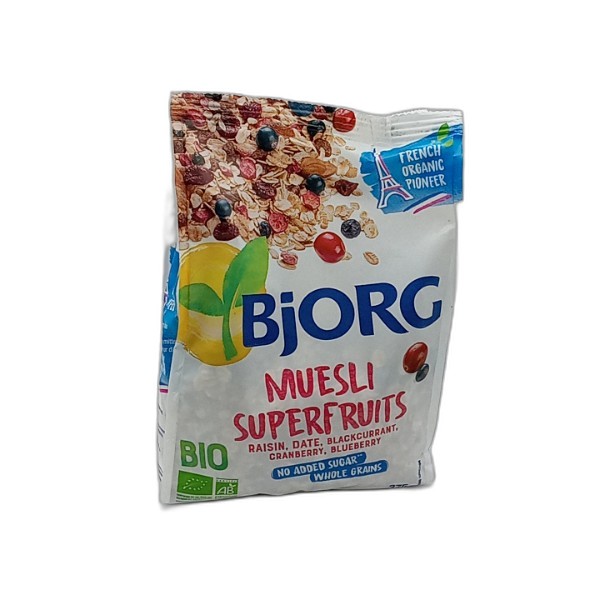 BJORG SUPERFRUITS MUESLI 375G