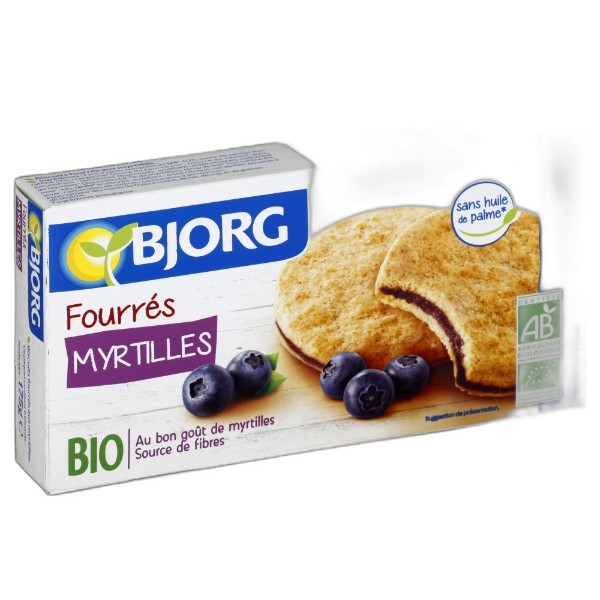 BJORG BLUEBERRY FILLING BISCUIT 175G