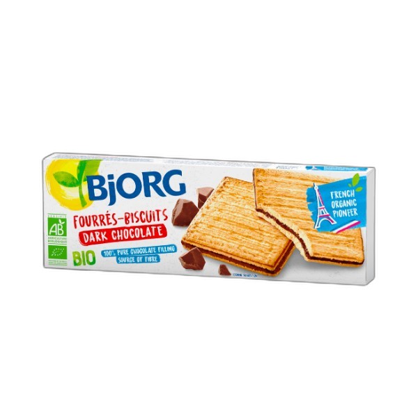 BJORG DARK CHOCO FILLING BISCUIT 150G