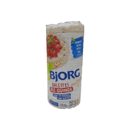 BJORG QUINOA RICE CAKES 130G