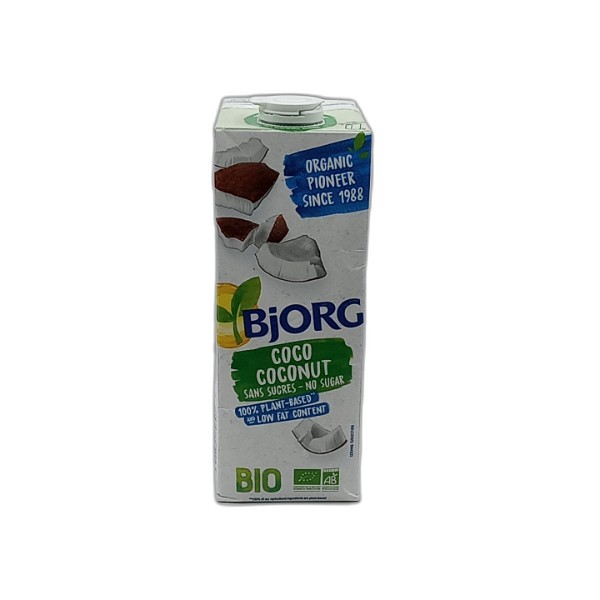 BJORG COCONUT DRINK NO SUGAR 1L
