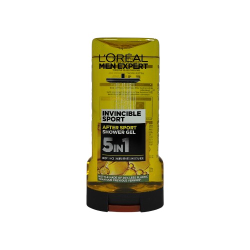LOREAL MEN INVINCIBLE SPORT SHOWER GEL 300ML