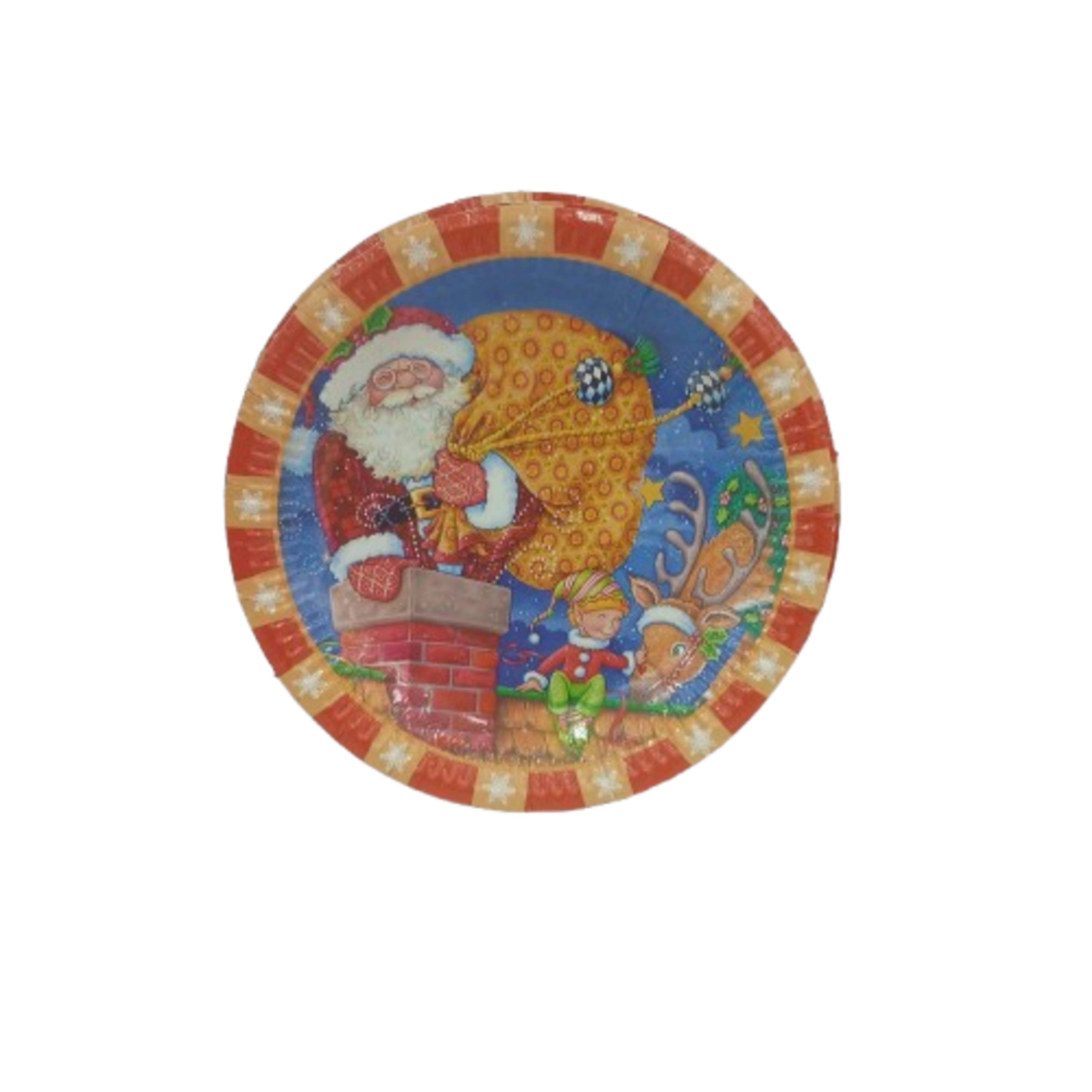 PARTY PLATES RND 10PCS 19CM