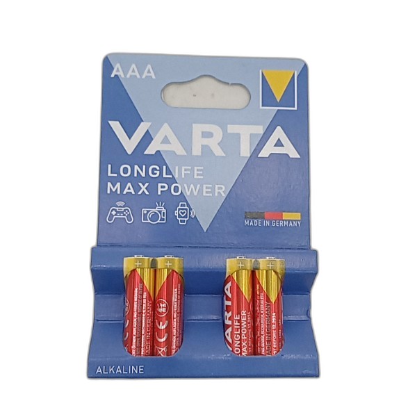 VARTA MAX POWER AAA BATTERIES 4