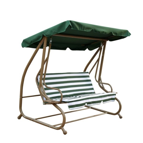 SWING CHAIR  GREEN  WHITE