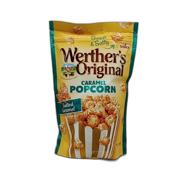 STORCK WERTHERS SALTED CARAMEL POPCORN 140G