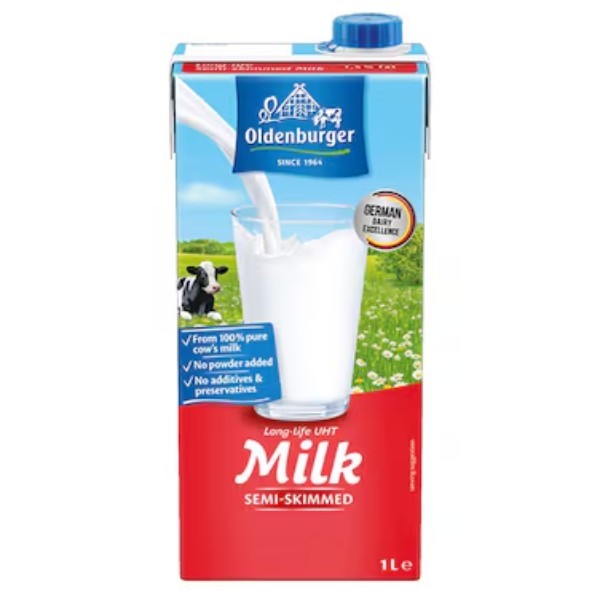 OLDENBURGER LOW FAT MILK 1L
