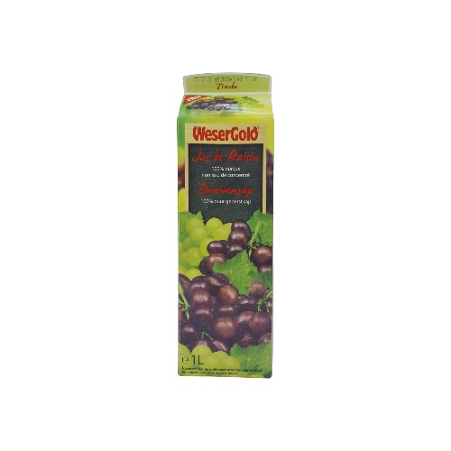 WESERGOLD JUICE 1L GRAPE