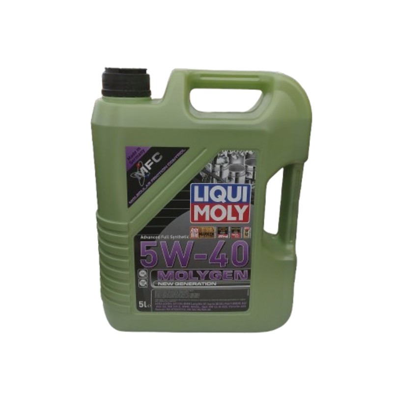LIQUI MOLY ENGINE OIL 5L 5W40 MOLYGEN NEW GENERATI