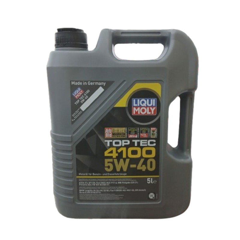 LIQUI MOLY ENGINE OIL 5L 5W40 TOP TEC 4100
