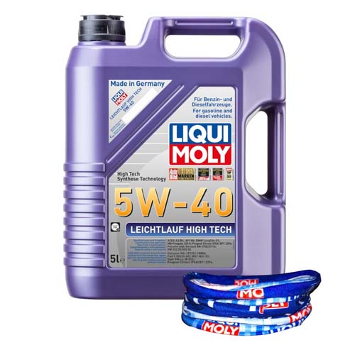 LIQUI MOLY ENGINE OIL 5L 5W40 LEICHTLAUF HIGH TECH