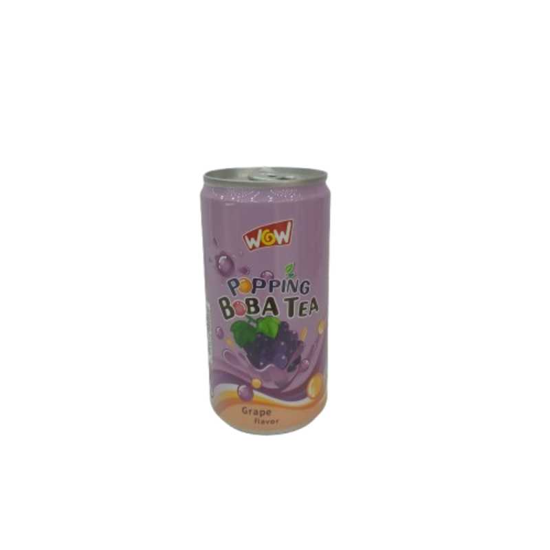 WOW GRAPE POPPING BOBA TEA 235ML