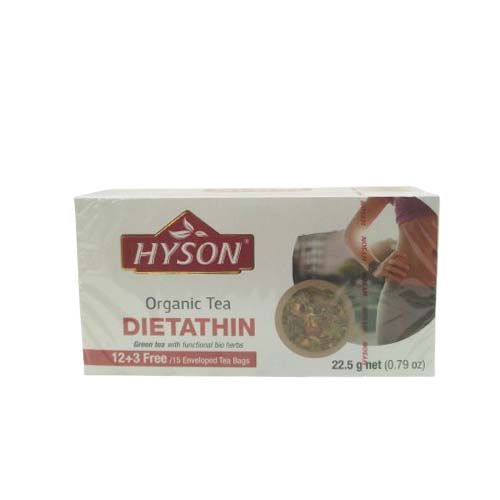 HYSON ORGANIC DIETATHIN TEA 15S