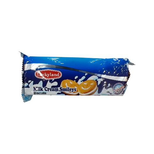 LUCKYLAND MILK CREAM SMILEYS 100G