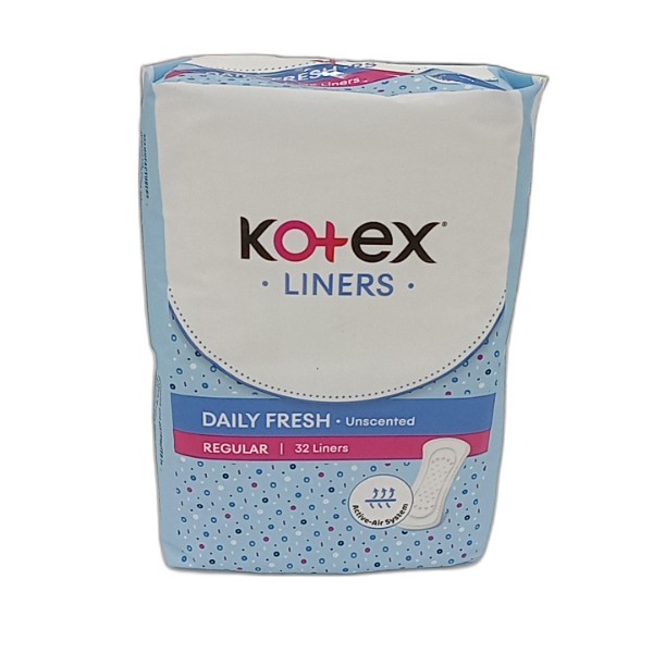 KOTEX PAD LINERS 32PCS REGULAR