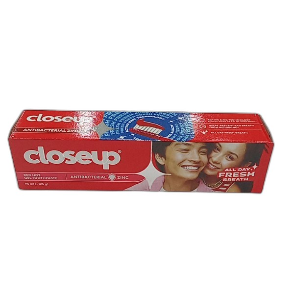 CLOSEUP TOOTHPASTE 125G RED HOT