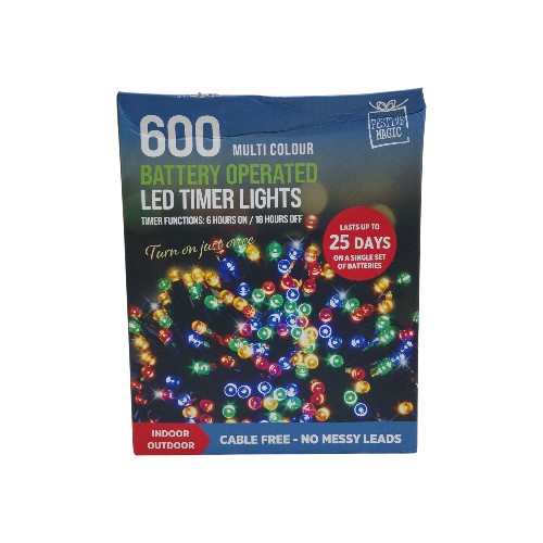 UBL LED TIMER LIGHTS 600 MULTI
