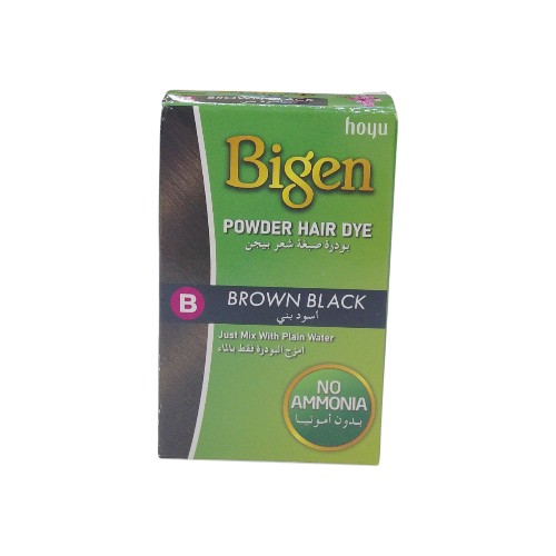 BIGEN BROWN BLACK HAIR DYE POWDER 6G