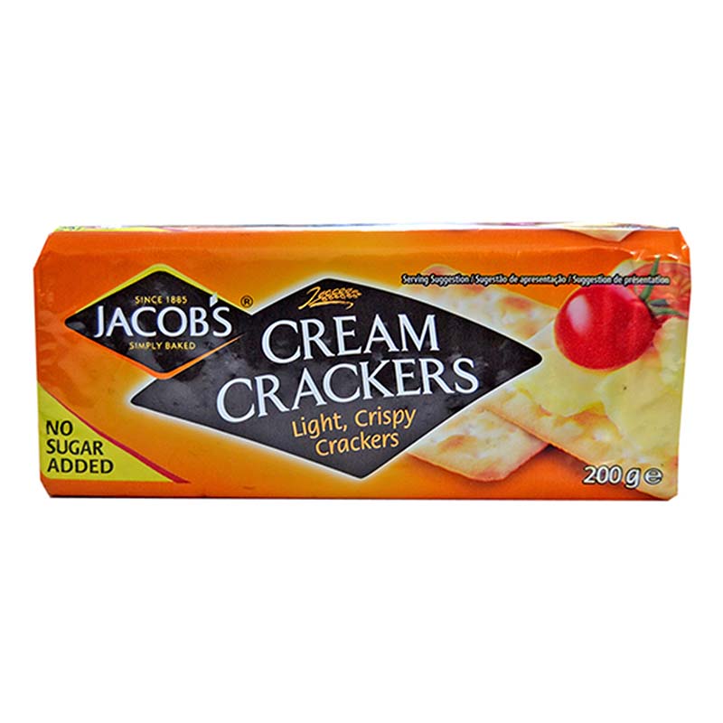 MCVITIES JACOBS CREAM CRACKER 200G