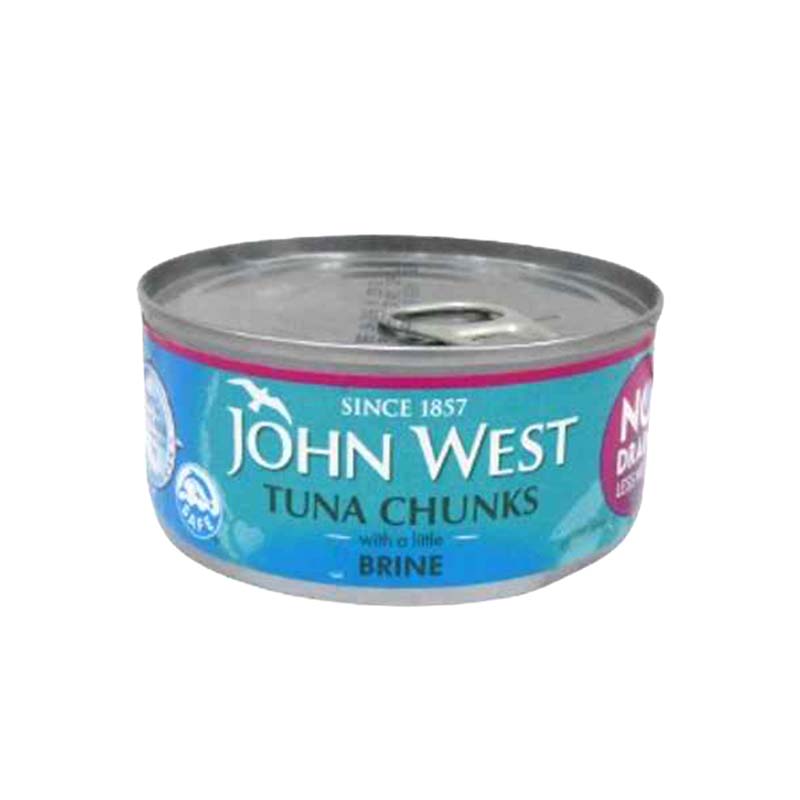 TUNA CHUNKS BRINE 110G JOHN WEST