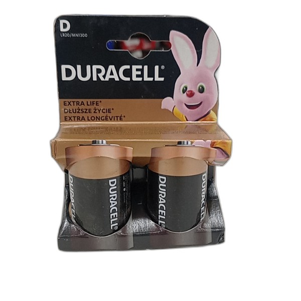 BATTERY D 2S LR20 MN1300 DURACE