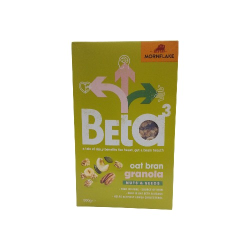 MORNFLAKE OATBRAN GRANOLA NUTS-SEEDS 500G
