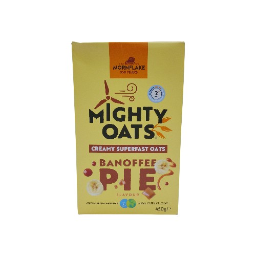 MORNFLAKE SUPERFAST OATS BANOFFEE PIE 450G
