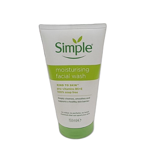 SIMPLE MOISTURISING FACE WASH 150ML