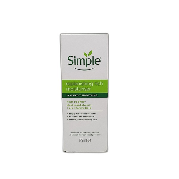 SIMPLE REPLENISH MOISTURISER 125ML