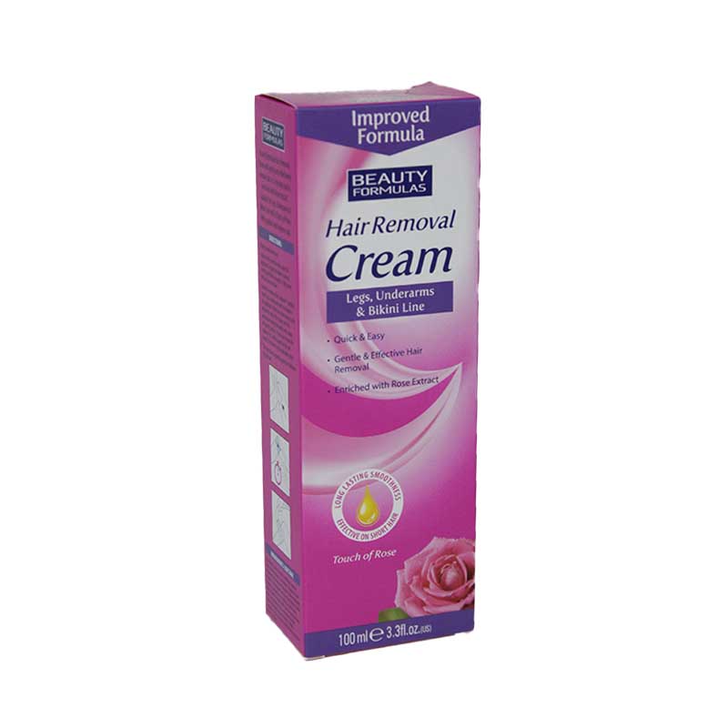 BEAUTY FORMULAS ROSE HAIR REMOVAL CREAM 100ML