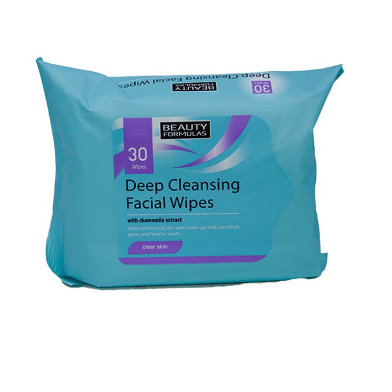 WIPES 30 S DEEP CLEANSING FACIAL BEAUTY FORMULAS