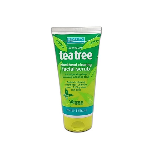 BEAUTY FORMULAS TEA TREE SCRUB 150ML