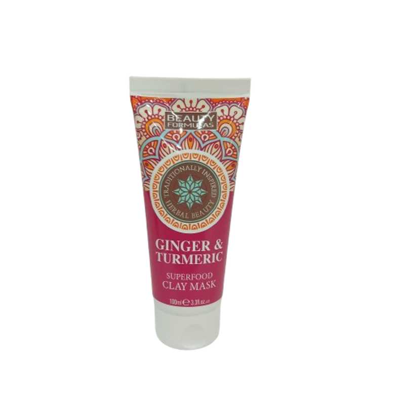 CLAY MASK GINGER  TUMERIC 100ML BEAUTY FORMULAS