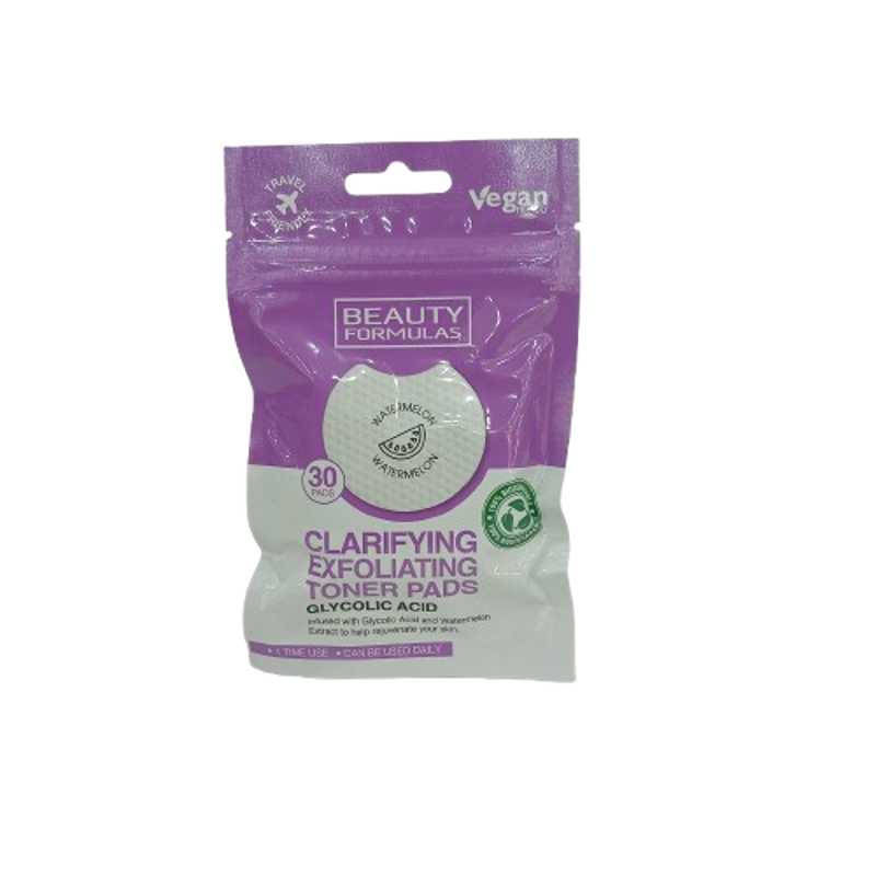 BEAUTY FORMULA TONER PADS 30S GLYCOLIC