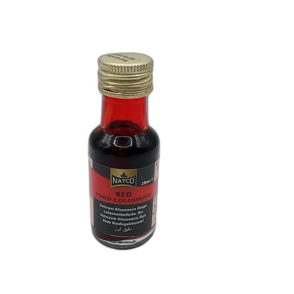 NATCO RED FOOD COLOURING 28ML