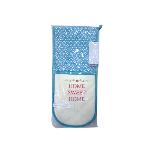OVEN GLOVE DOUBLE HOME SWEET HOME DESIGN KITCHEN C