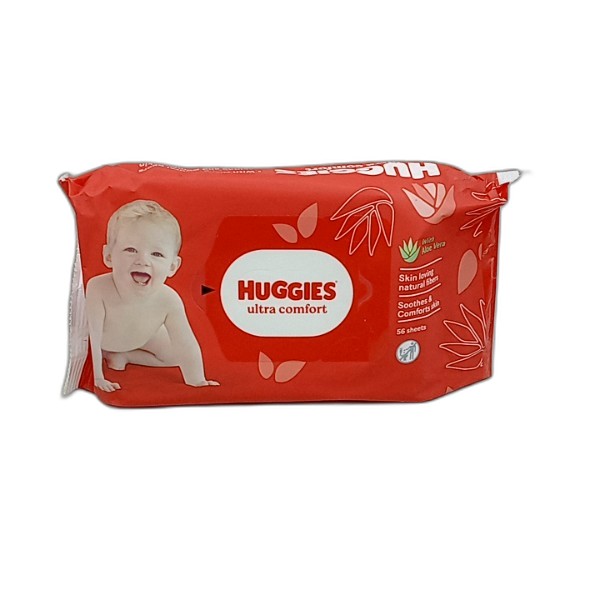 HUGGIES ULTRA COMFORT BABY WIPES 56S