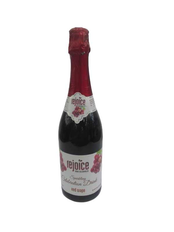 REJOICE SPARKLING DRINK RED GRAP 750ML