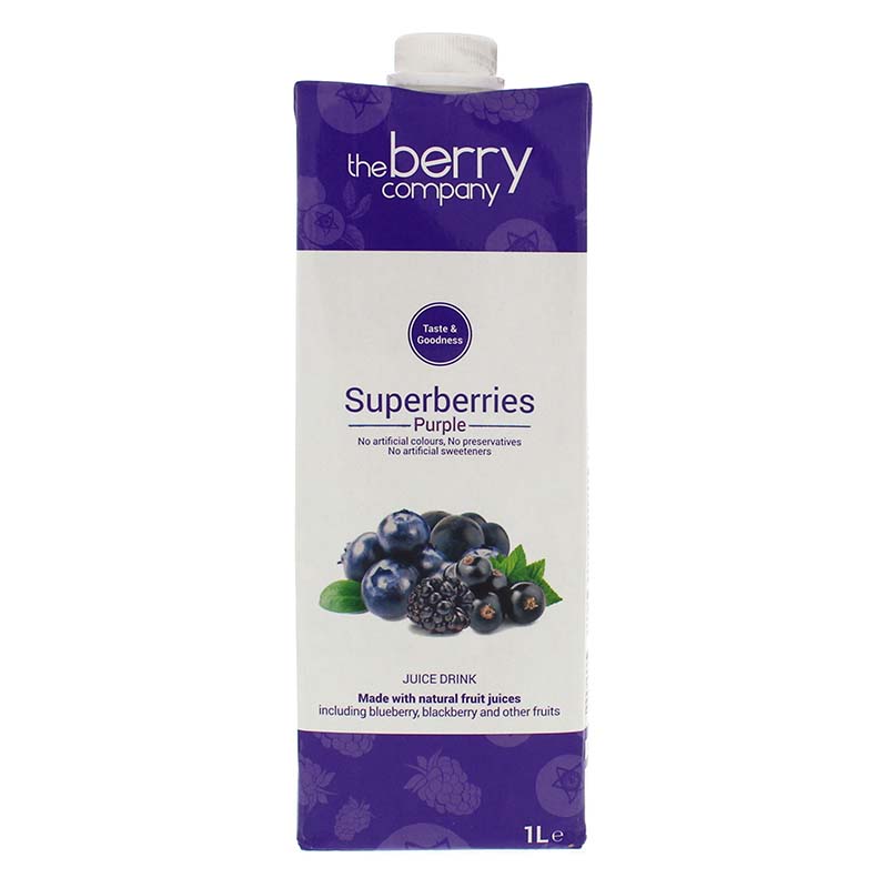 JUICE 1L SUPERBERRY PURPLE BERRY COMPANY