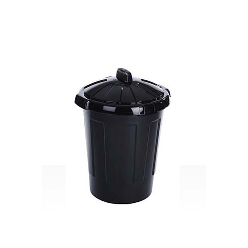 WHAM DUSTBIN 80LTE BLACK.