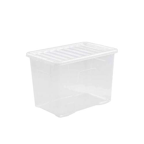 WHAM STORAGE BOX W LID 80LTE CLEAR