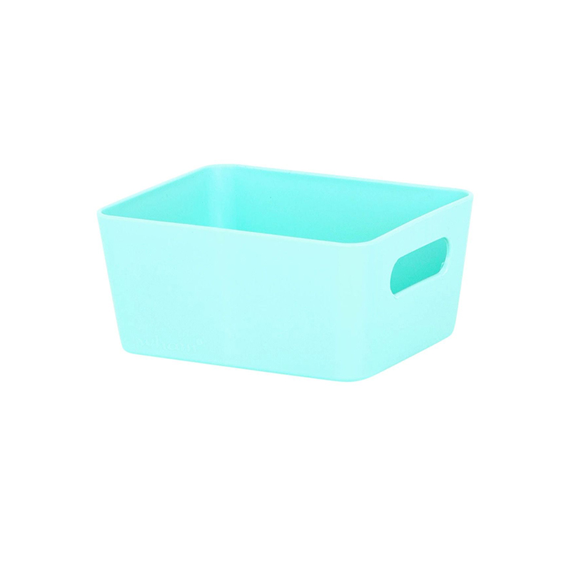 BASKET RECT 13X10CM BLUE PLASTIC WHAM