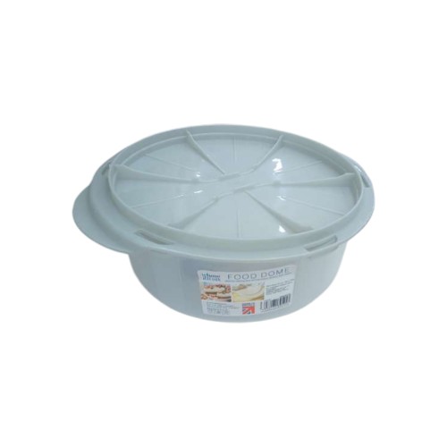 WHAM FOOD STORAGE BOX W LID 30X10CM SILVER-CLEAR.