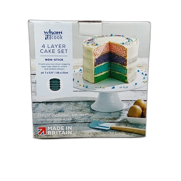 CAKE SET 4 LAYER 18CM COOK 51503