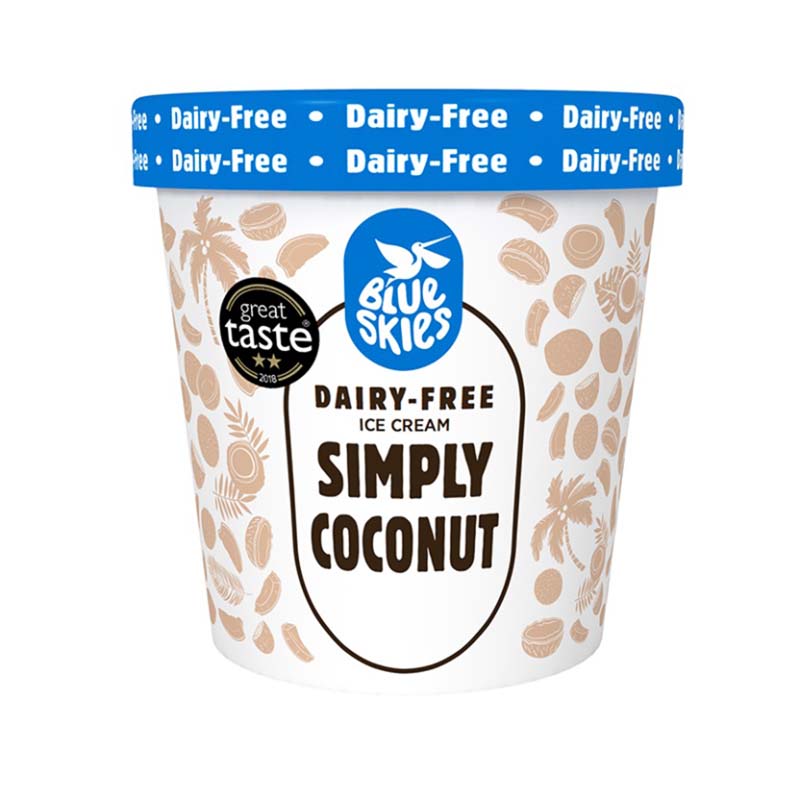 BLUE SKIES COCONUT ICE CREAM 125ML